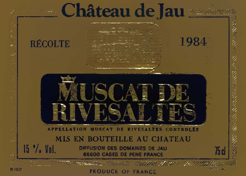 Muscat de Rivesaltes-Jau 1984.jpg